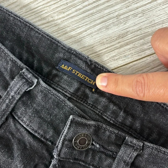 Abercrombie & Fitch Black Stretch Skinny Jeans size 29 / 30 - Picture 5 of 14
